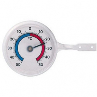 PoolOK Luft-Thermometer anschraubbar, weiss