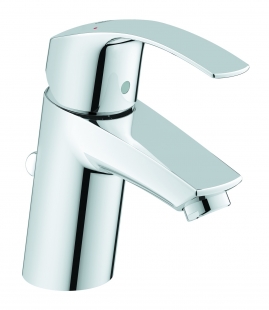 Grohe Einhand-Waschtischbatterie Eurosmart mit Ablaufgarnitur verchromt