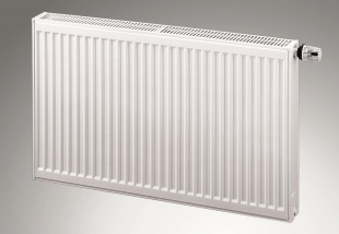 Purmo 6-Muffen VT Compact Profilheizkörper Typ 21S Bauhöhe 600 mm, Baulänge 400 mm, 428/271 Watt